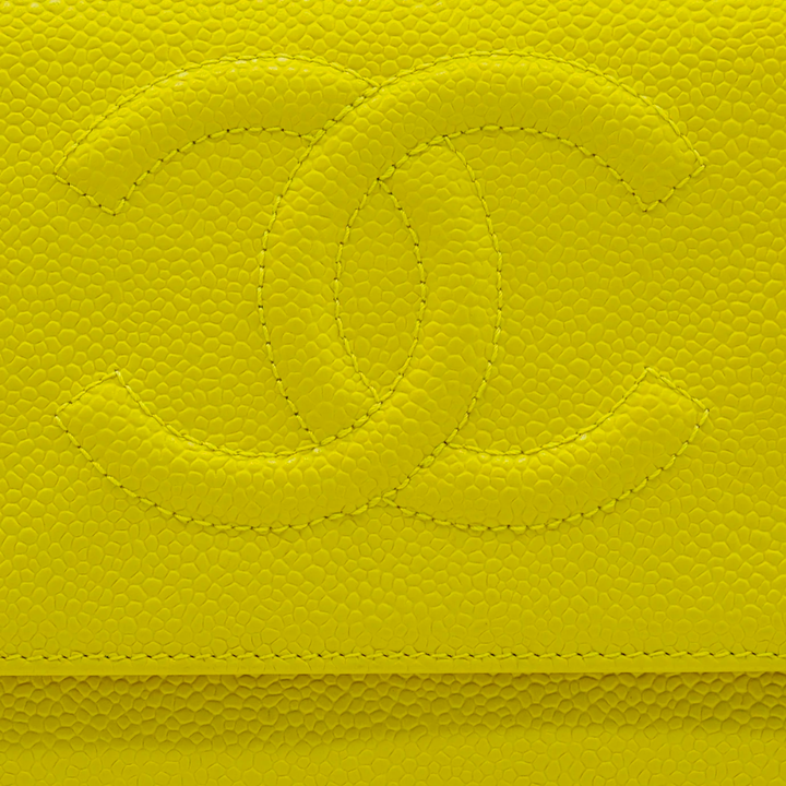 Chanel Yellow Caviar WOC