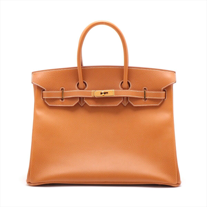 Hermès Natural Ardennes Birkin 35 GHW