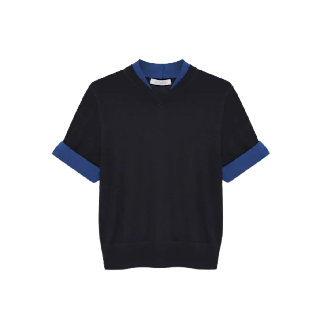 Chic Merino Pullover in Ink/Midnight