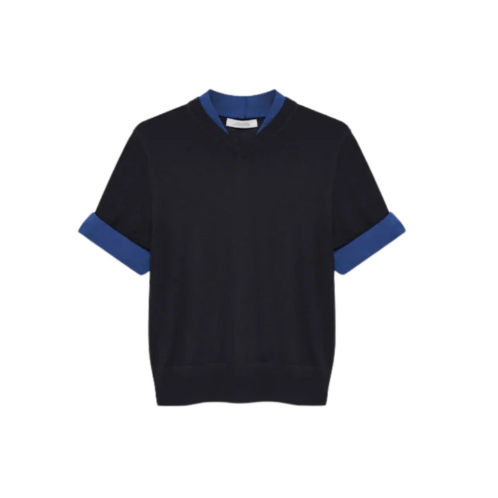 Chic Merino Pullover in Ink/Midnight