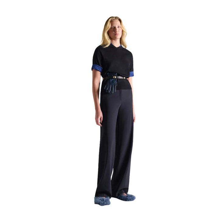 Chic Merino Pullover in Ink/Midnight