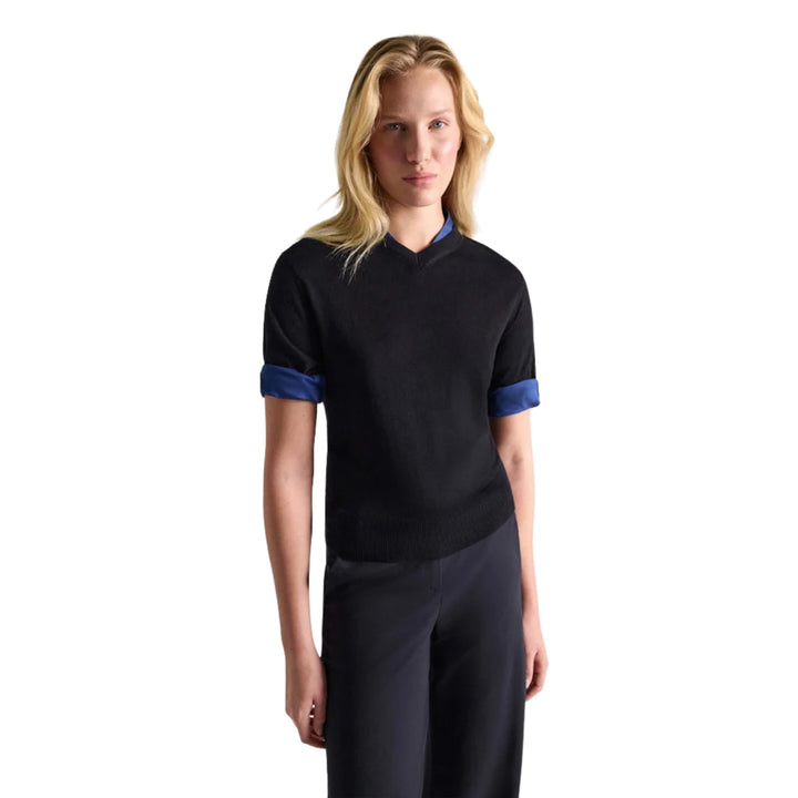 Chic Merino Pullover in Ink/Midnight