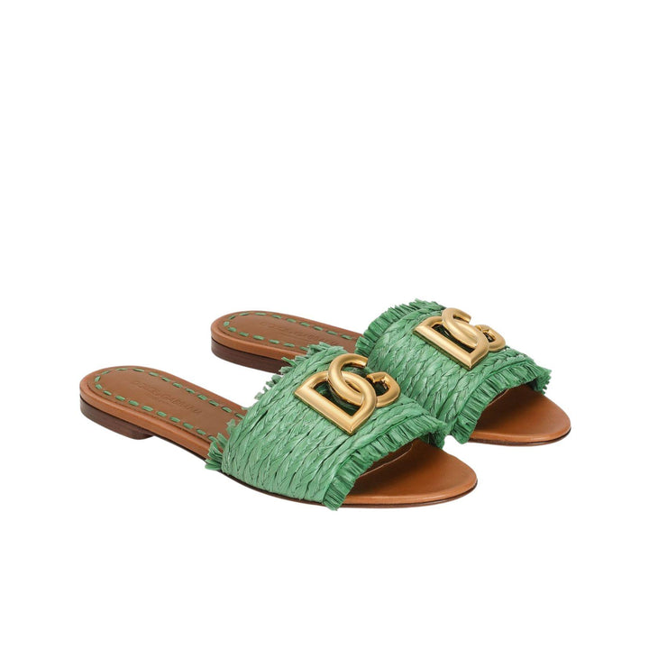 Ciabatta Raffia Slides