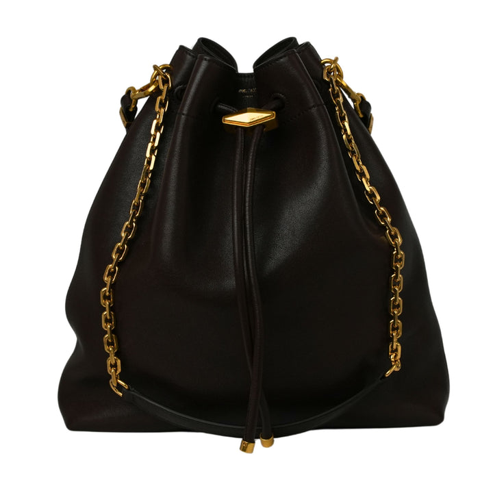 Cinch Bucket w/Chain - BKL - Chocolate/Gold