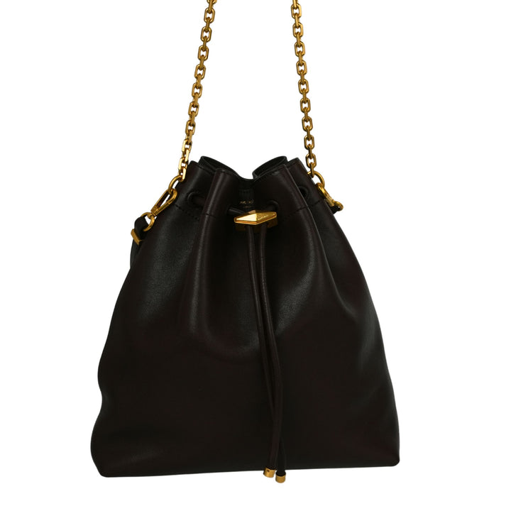 Cinch Bucket w/Chain - BKL - Chocolate/Gold