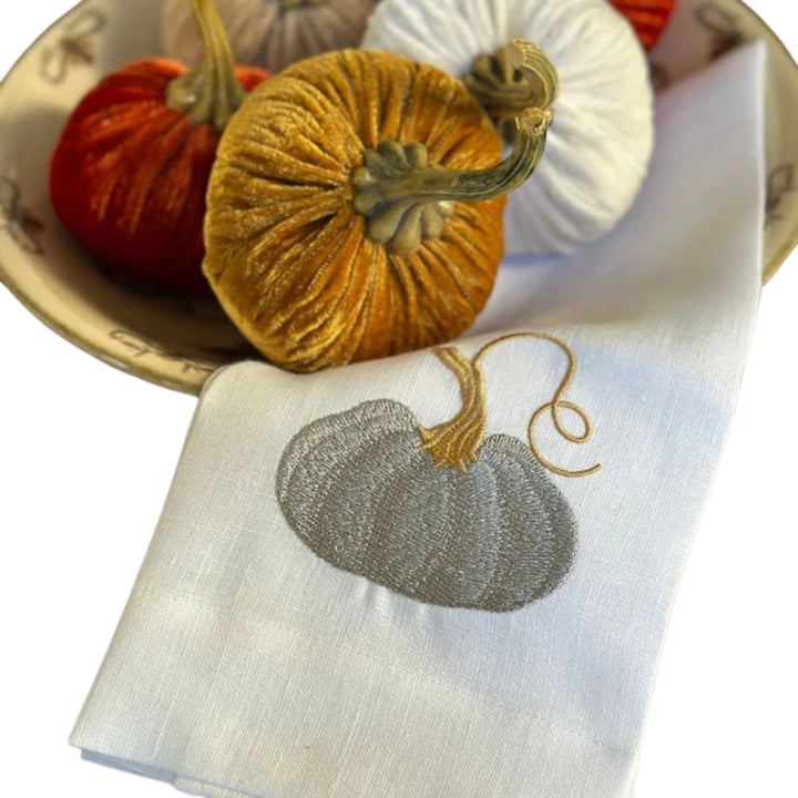 Cinderella Pumpkin Towel - White