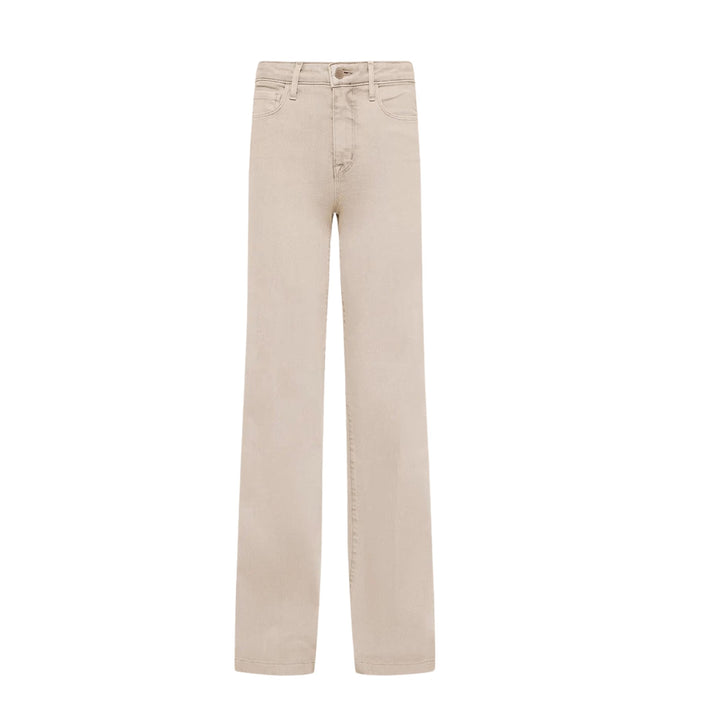 Clayton High Rise Wide Leg in Biscuit