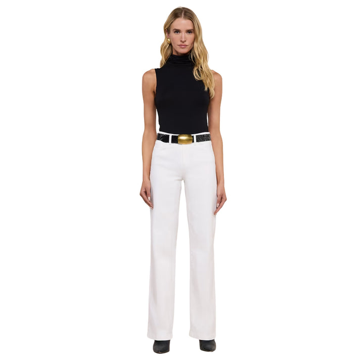 Clayton High-Rise  Wide Leg in Blanc