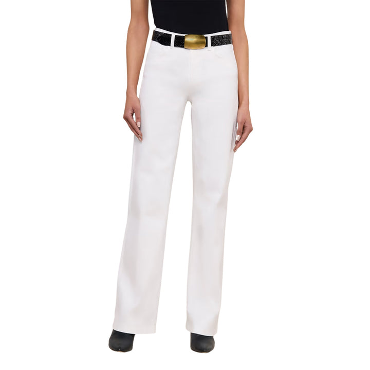 Clayton High-Rise  Wide Leg in Blanc