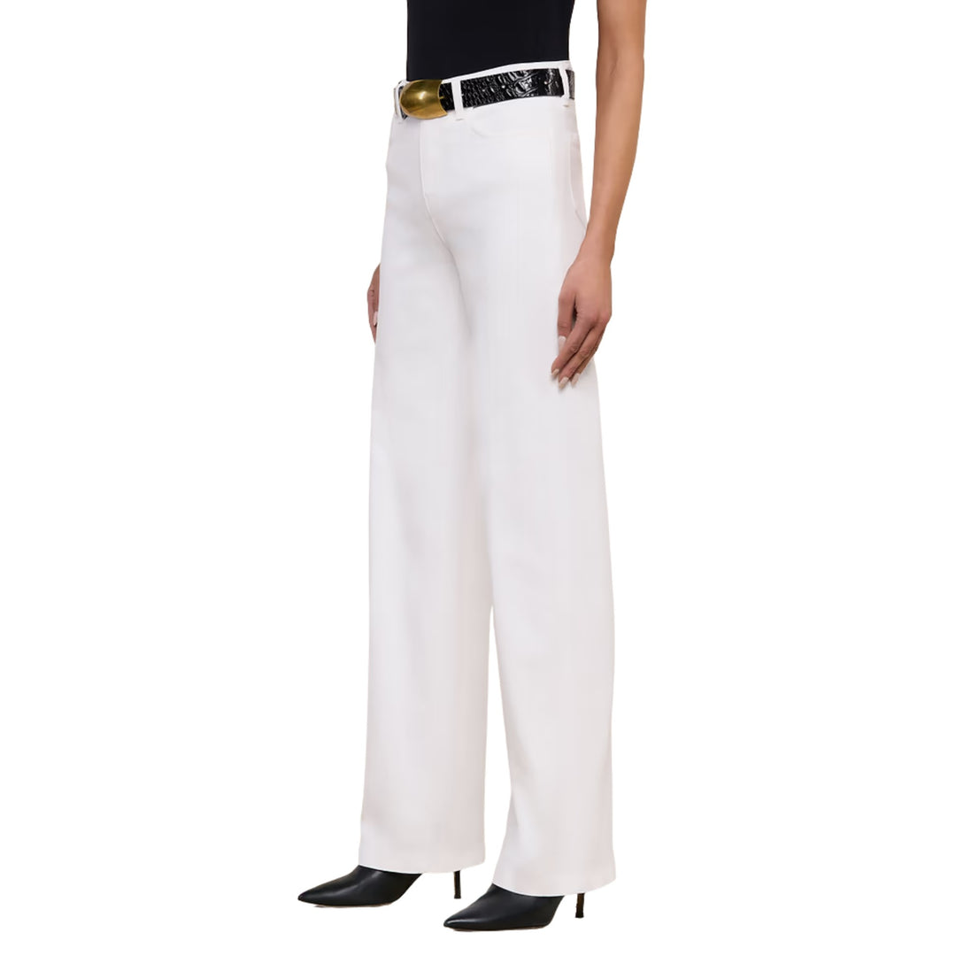 Clayton High-Rise  Wide Leg in Blanc
