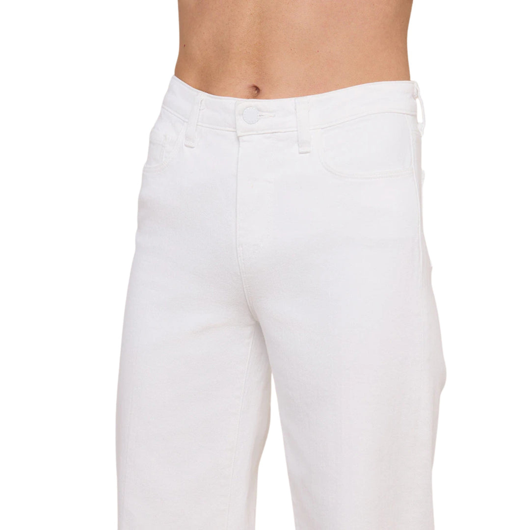Clayton High-Rise  Wide Leg in Blanc