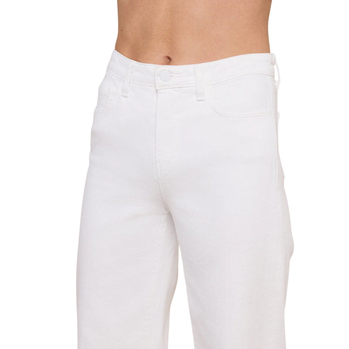 Clayton High-Rise  Wide Leg in Blanc