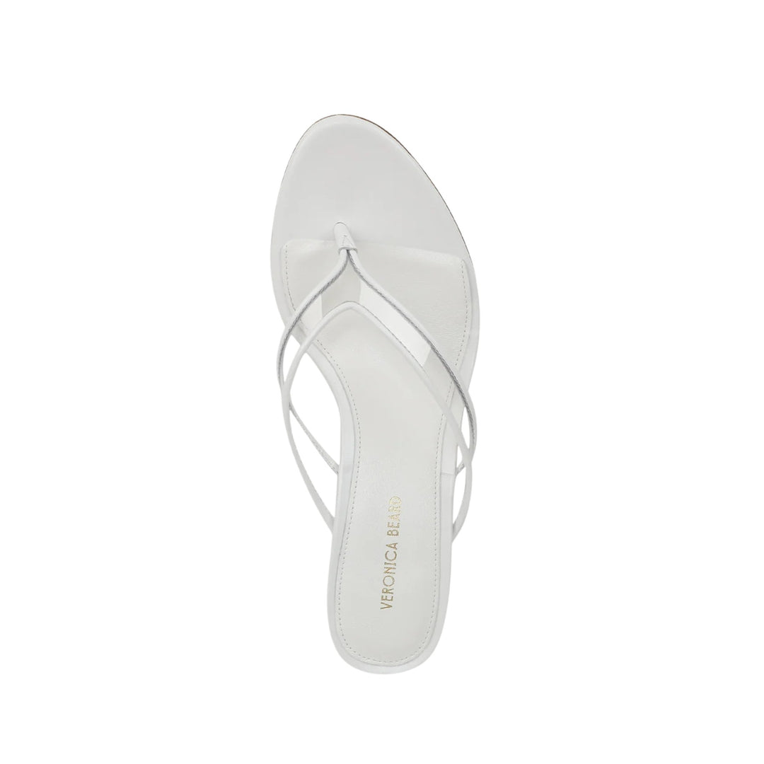 Clea Wedge in Clear/Chestnut