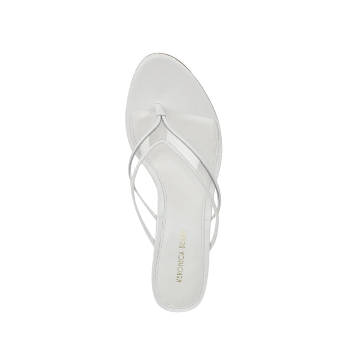 Clea Wedge in Clear/Chestnut