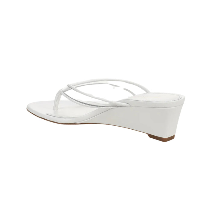 Clea Wedge in Clear/Chestnut
