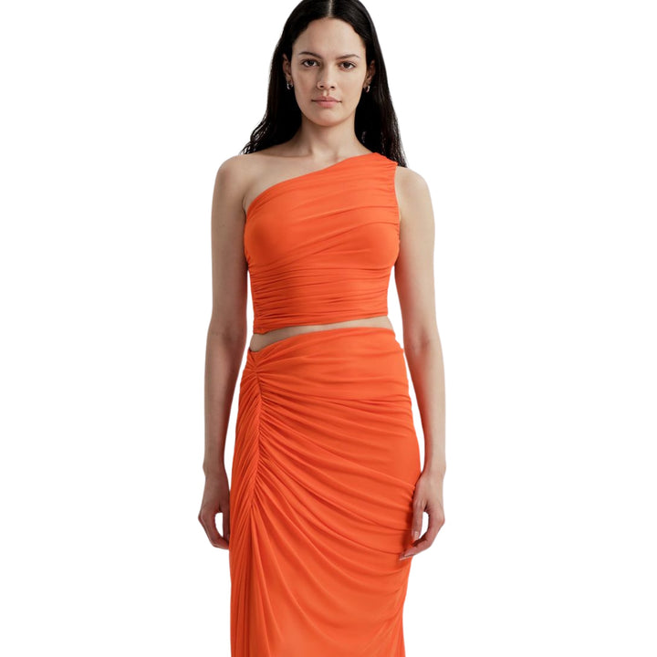 Cleo Top in Orange Crush