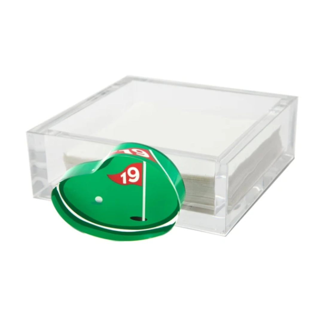 Cocktail Napkin Holder - 19th Hole