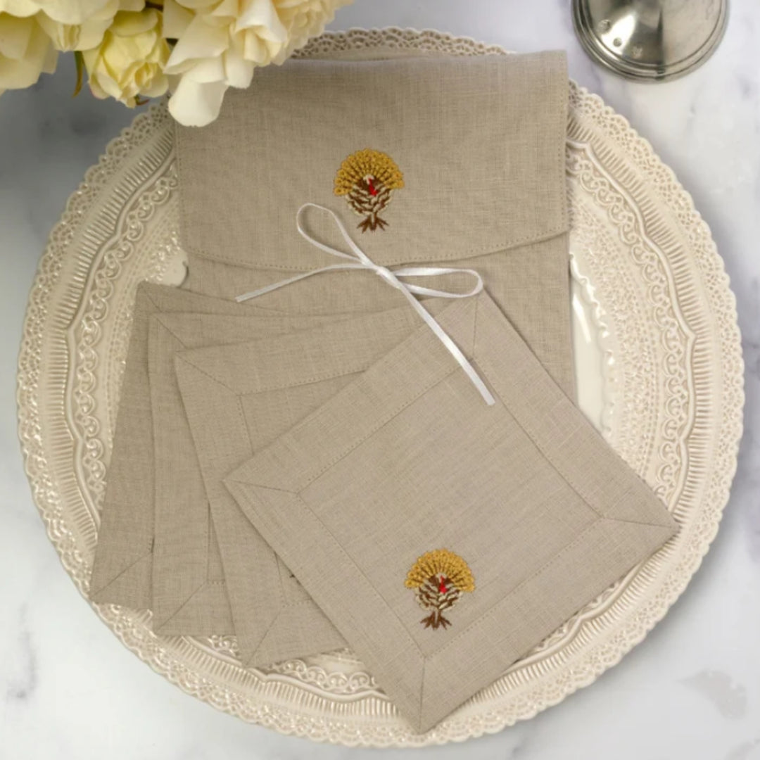 Cocktail Napkin Set - Turkey