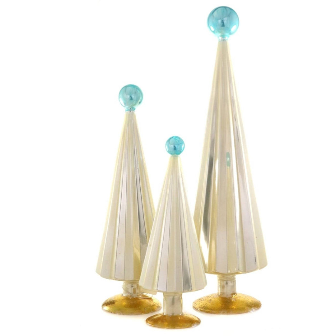 Pleated Tree - Pearl Blue - Large