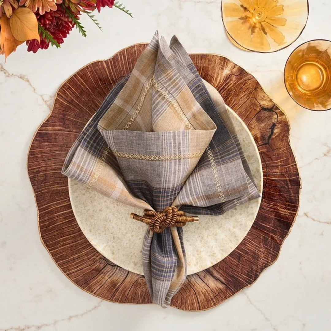 Coil Napkin Ring - Brown