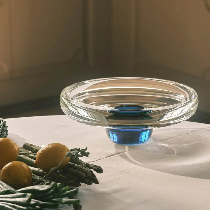 Colette Tray - Clear/Teal/Blue