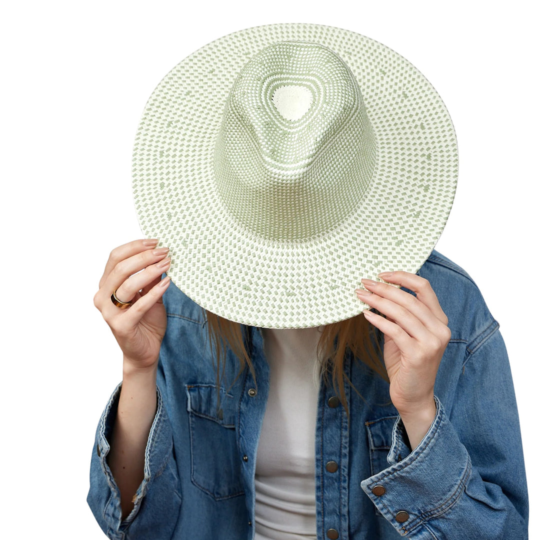 Color Novelty Packable Hat - Bleach/Sage