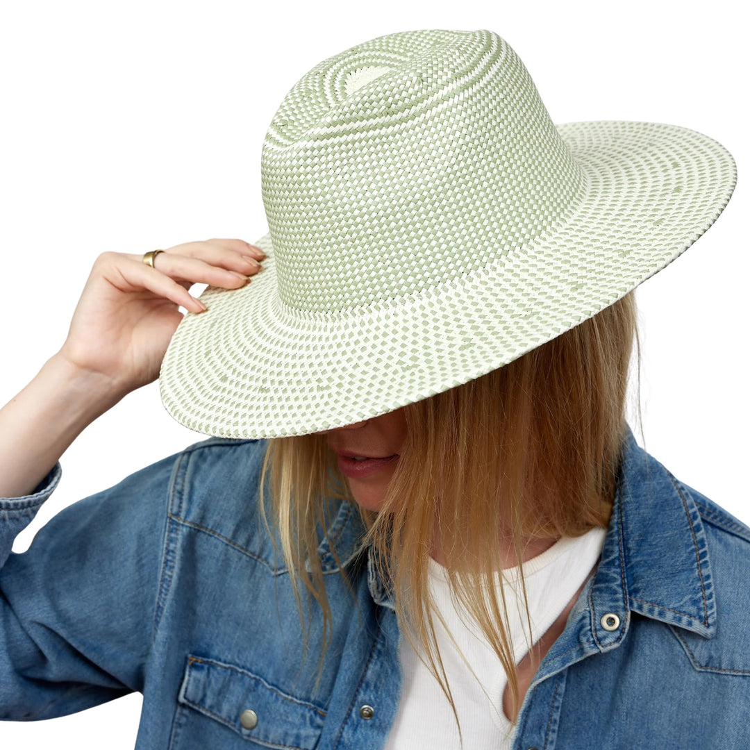 Color Novelty Packable Hat - Bleach/Sage