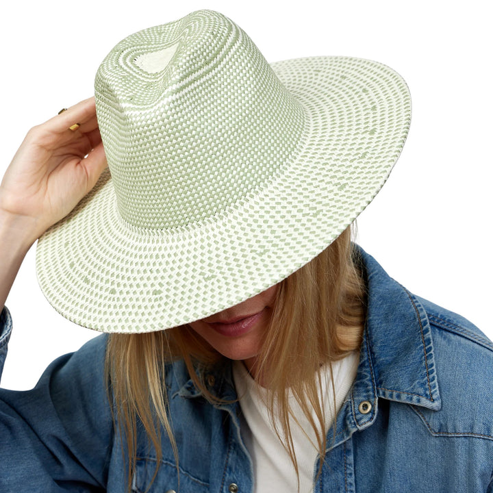 Color Novelty Packable Hat - Bleach/Sage