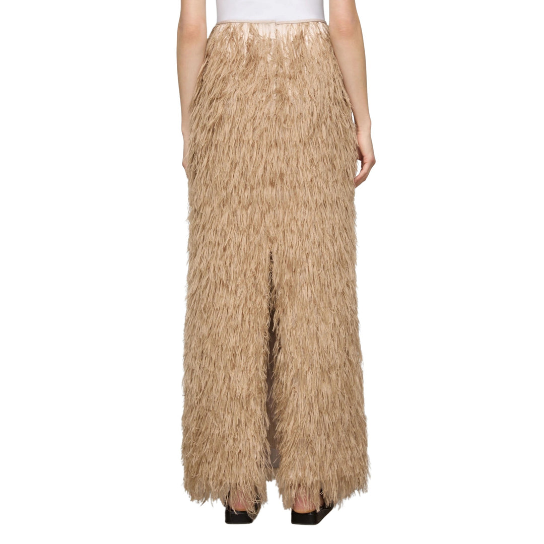 Column Long Skirt in Brownstone