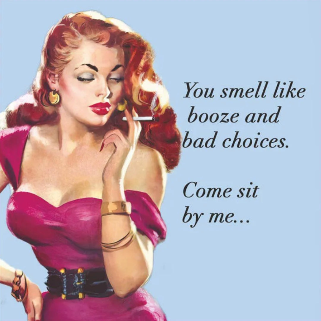 Come Sit By Me Beverage Napkin