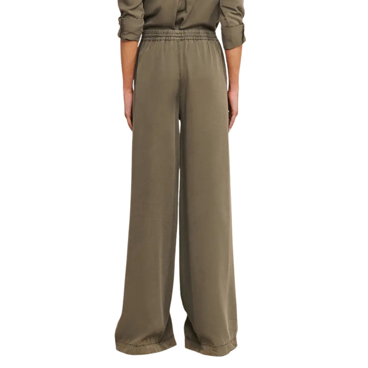 Connie Drawstring Trouser, Smokey Olive