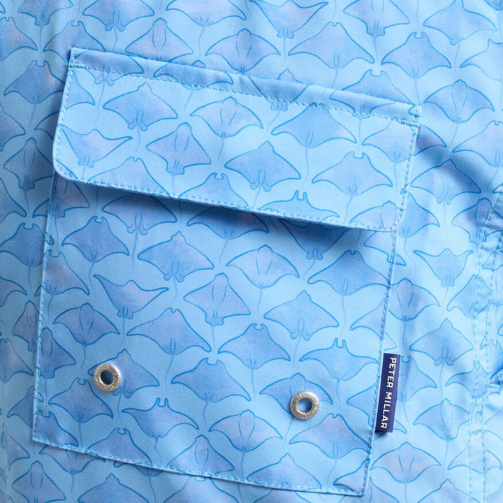 Coronado Swim Trunk in Crystal Sea