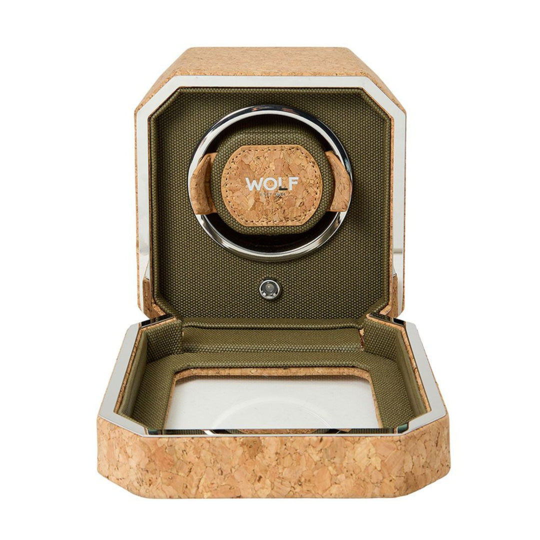 Cortica Single Watch Winder in Cork
