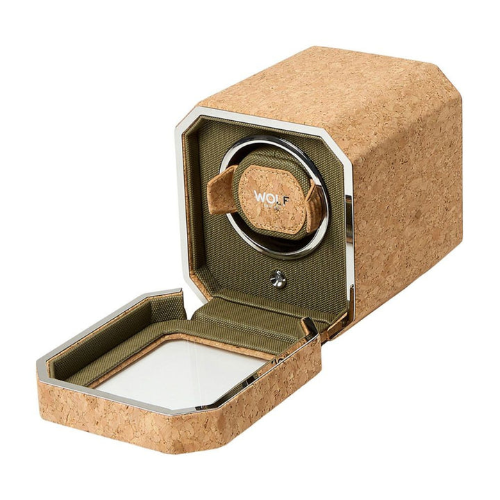 Cortica Single Watch Winder in Cork