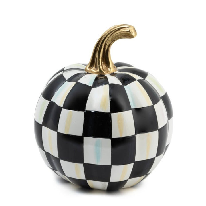 Courtly Check Glossy Pumpkin - Mini