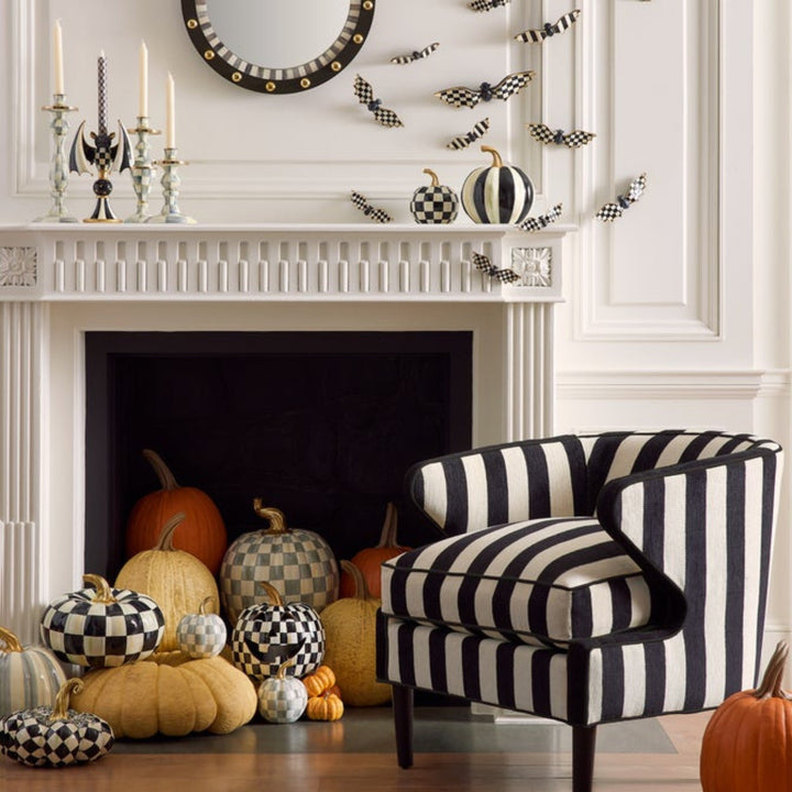 Courtly Check Glossy Pumpkin - Mini