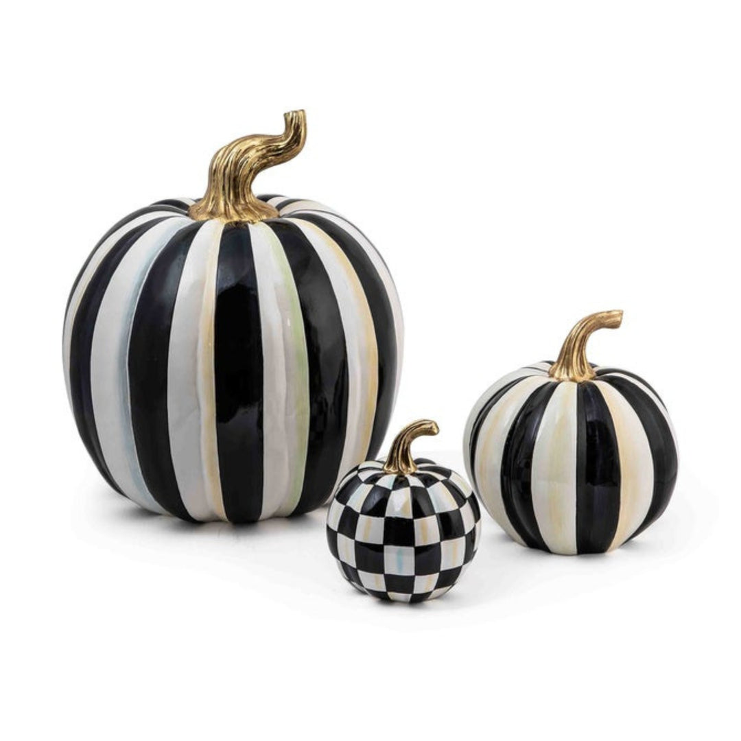 Courtly Check Glossy Pumpkin - Mini