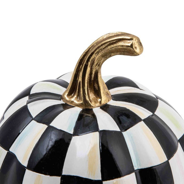Courtly Check Glossy Pumpkin - Mini
