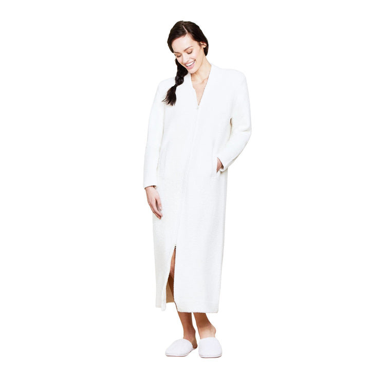 CozyChic Full-Zip V-Neck Lounger