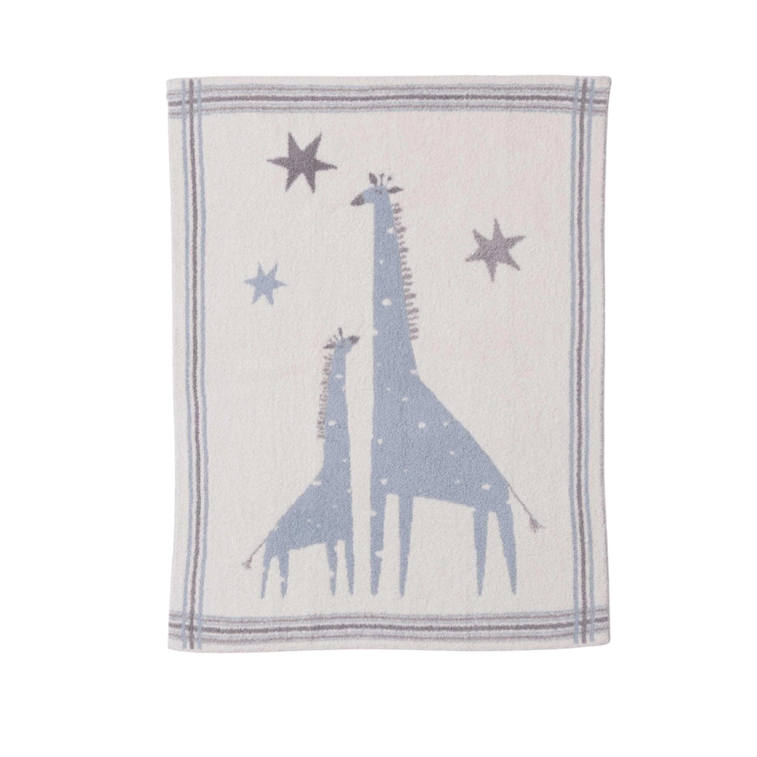 CozyChic Giraffe Stroller Blanket, Rain Drop Multi