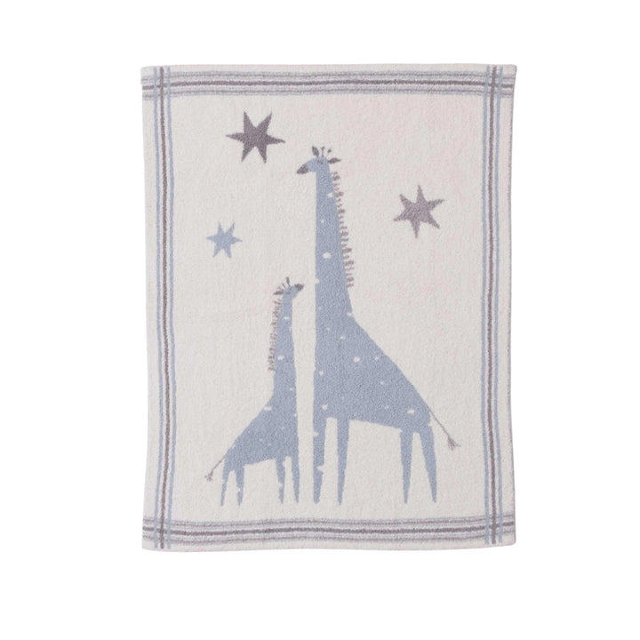 CozyChic Giraffe Stroller Blanket, Rain Drop Multi