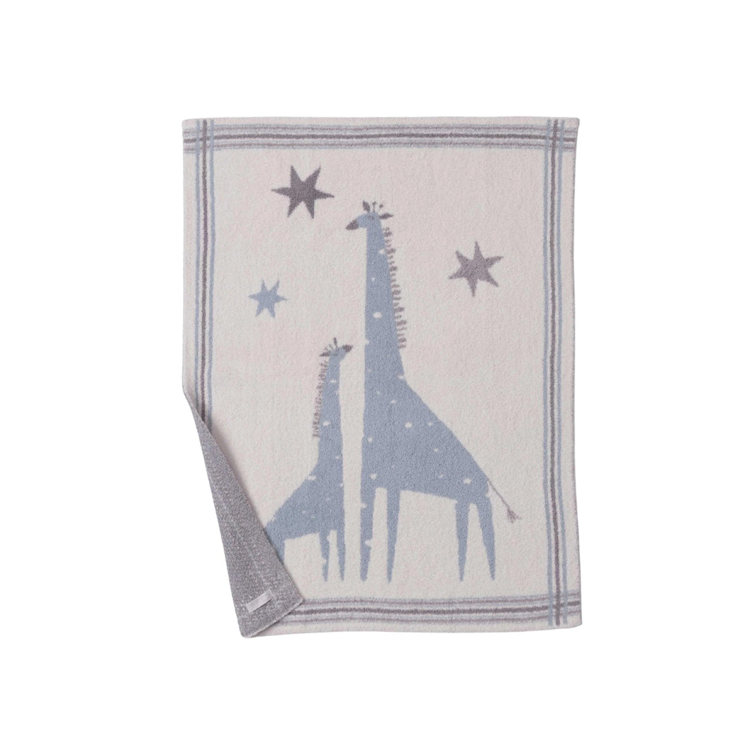 CozyChic Giraffe Stroller Blanket, Rain Drop Multi