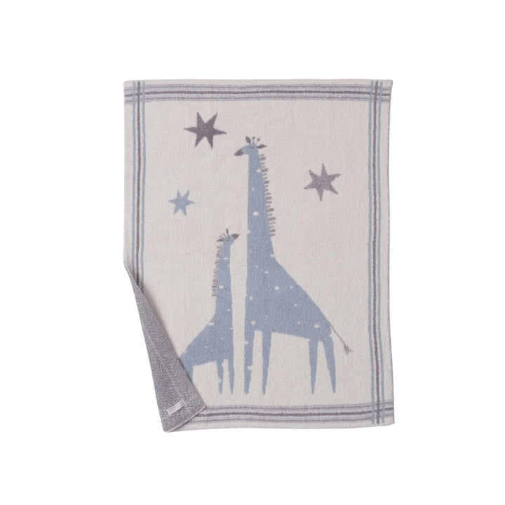 CozyChic Giraffe Stroller Blanket, Rain Drop Multi