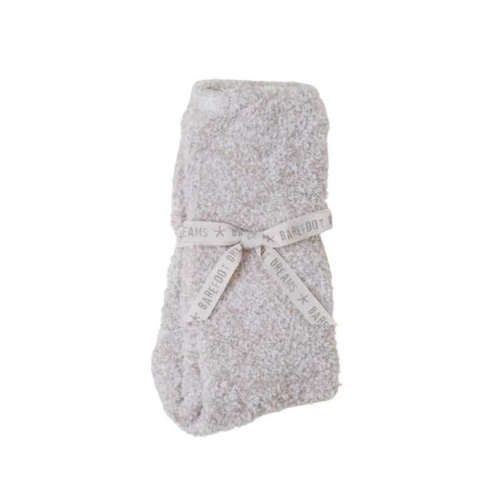 CozyChic Heathered Socks, Stone-White