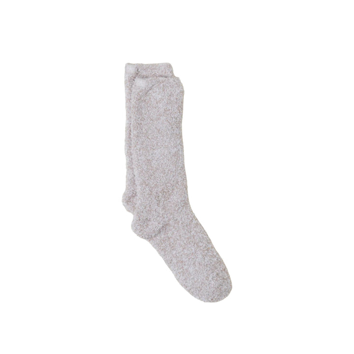 CozyChic Heathered Socks, Stone-White