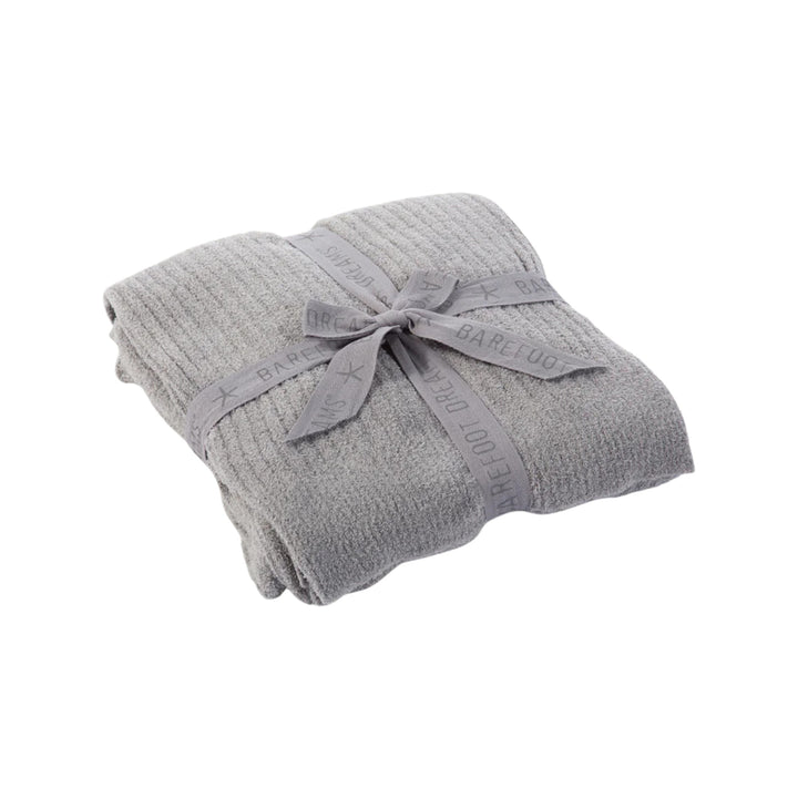 CozyChic Lite Rib Throw, Pewter