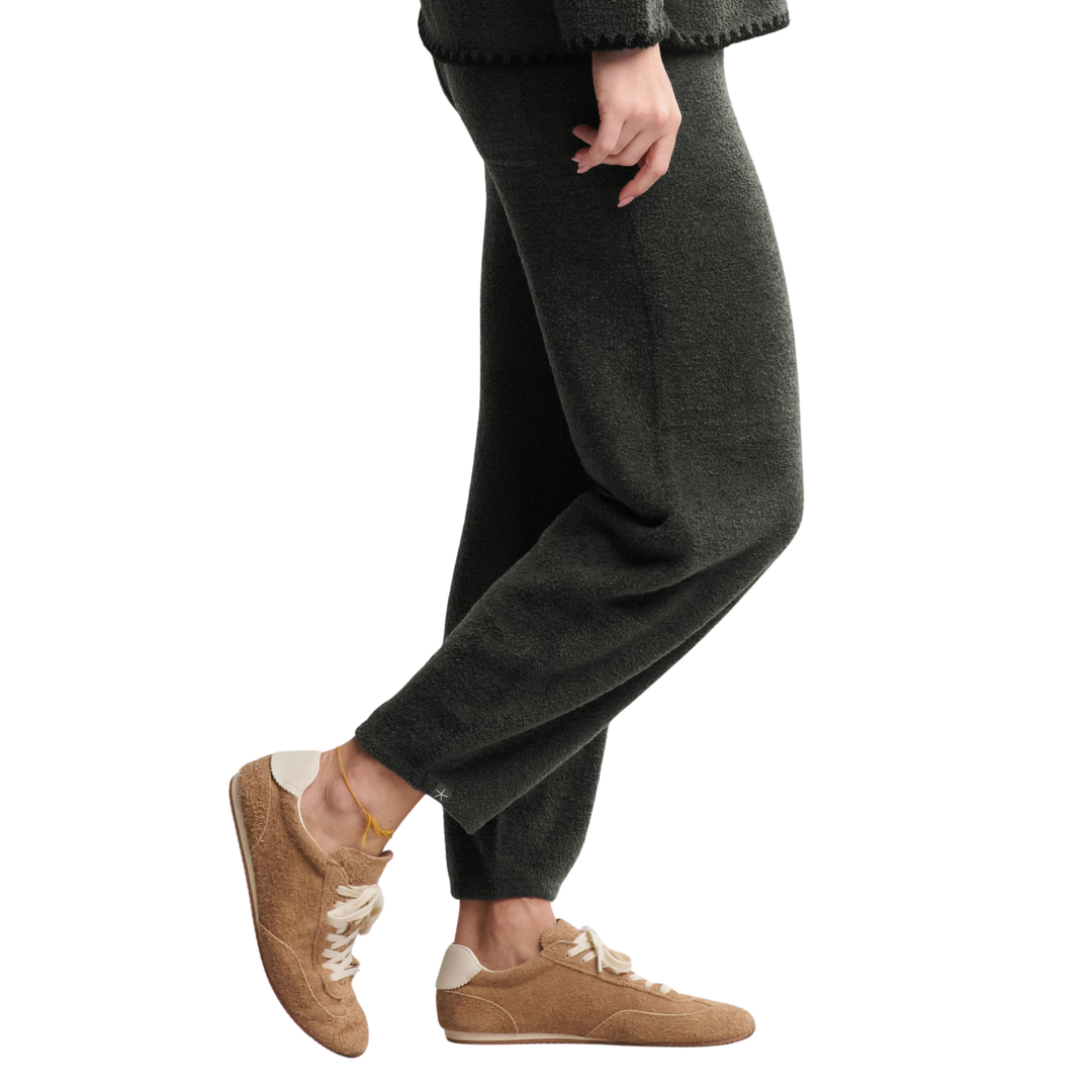 CozyChic Lite Barrel Leg Pant, Dark Moss