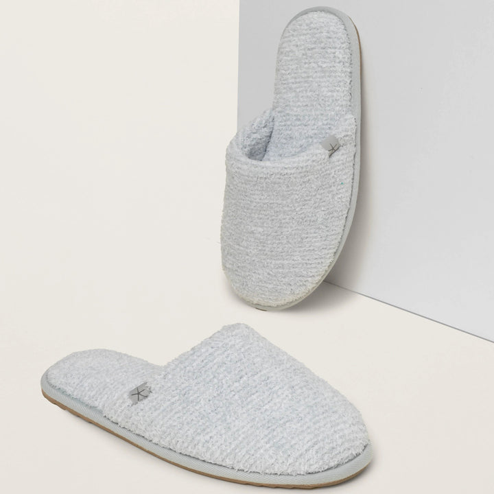 CozyChic Unisex Slipper, Ocean-White