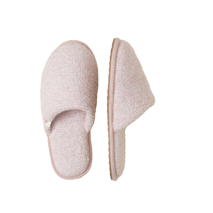 CozyChic Unisex Slipper, Rose-White