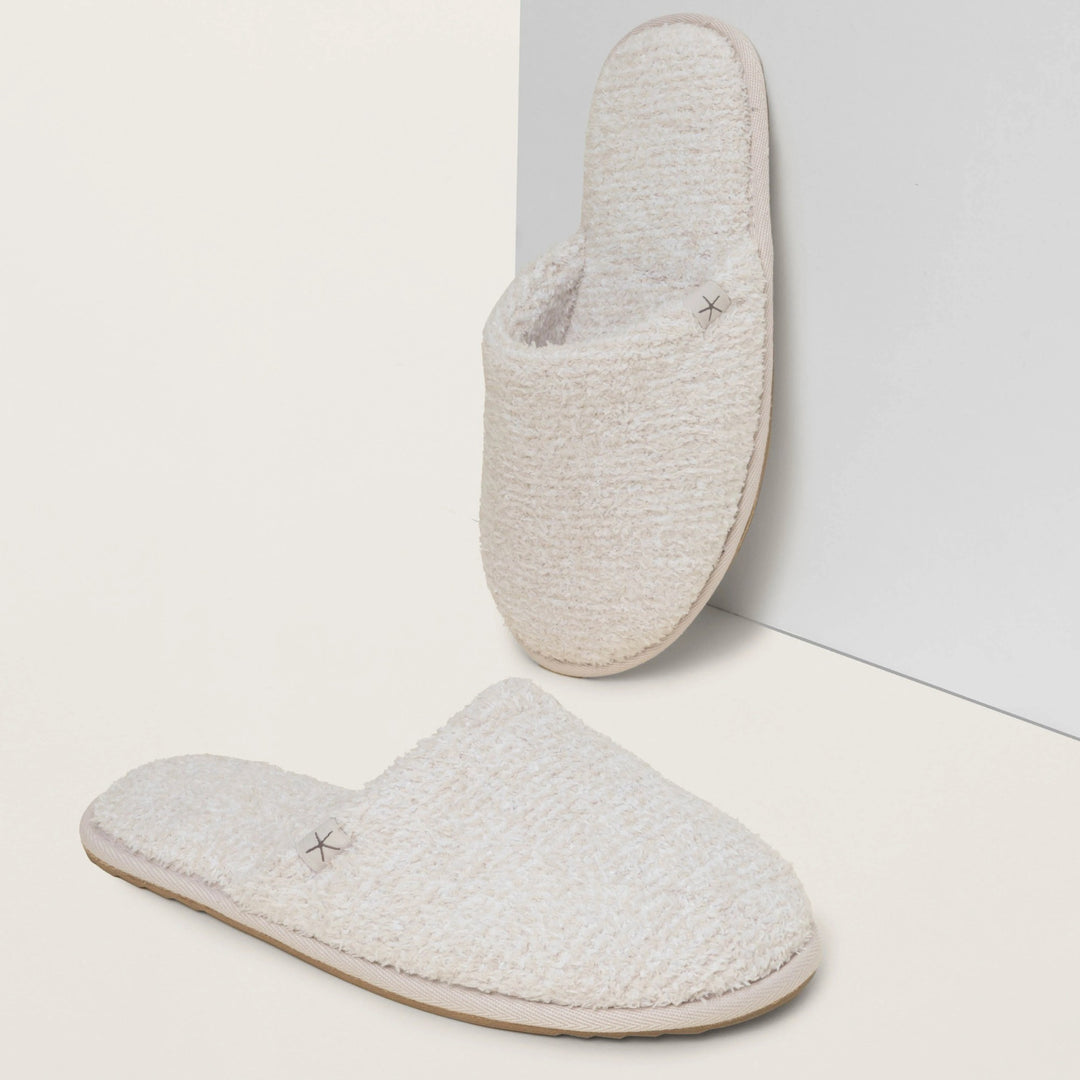 CozyChic Unisex Slipper, Stone-White